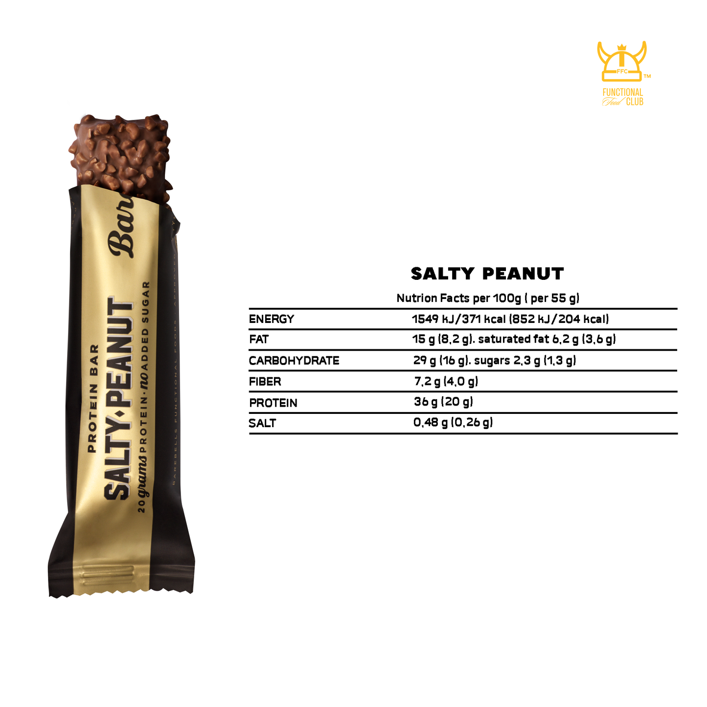 Barebells Protein Bars - Salty Peanut (1 Box - 12 bars)