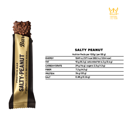 Barebells Protein Bars - Salty Peanut (1 Box - 12 bars)