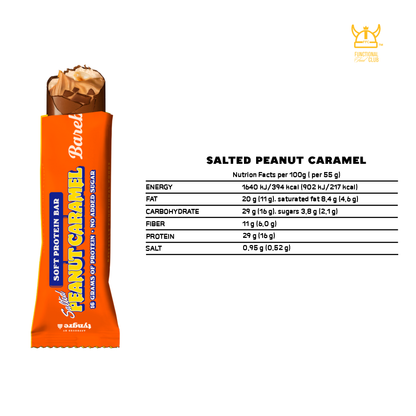 Barebells Soft Protein Bar ( NEW ) - Salted Peanut Caramel - 1 bar