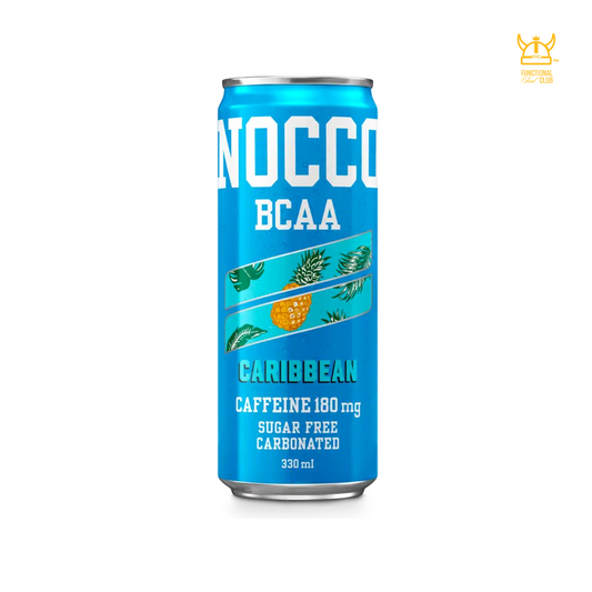 NOCCO BCAA Multi-vitamins Performance Drink - Caribbean (Caffeinated) 1 Can