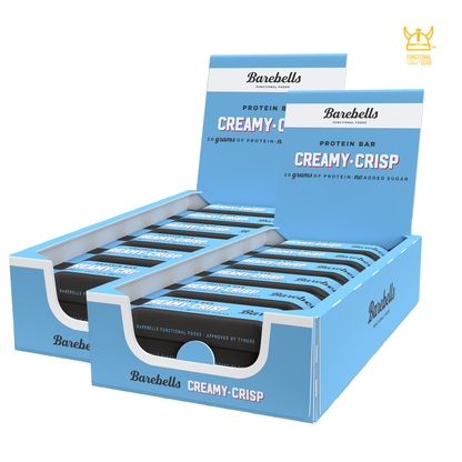 * DOUBLE TROUBLE * Sweden Barebells Creamy Crisp Protein Bar ( 2 cartons / 24 bars)