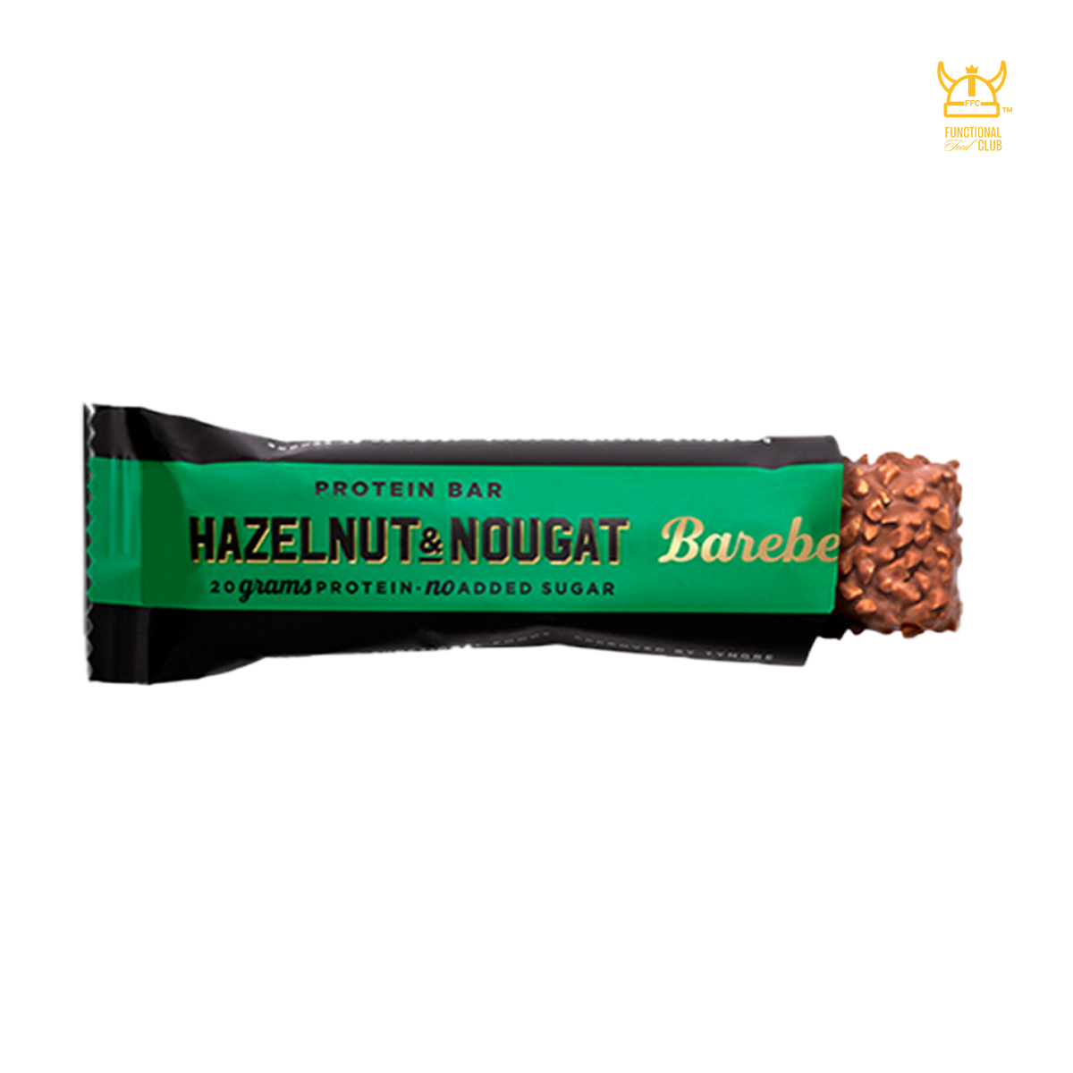 BAREBELLS PROTEIN BAR - HAZELNUT & NOUGAT- 1 BAR