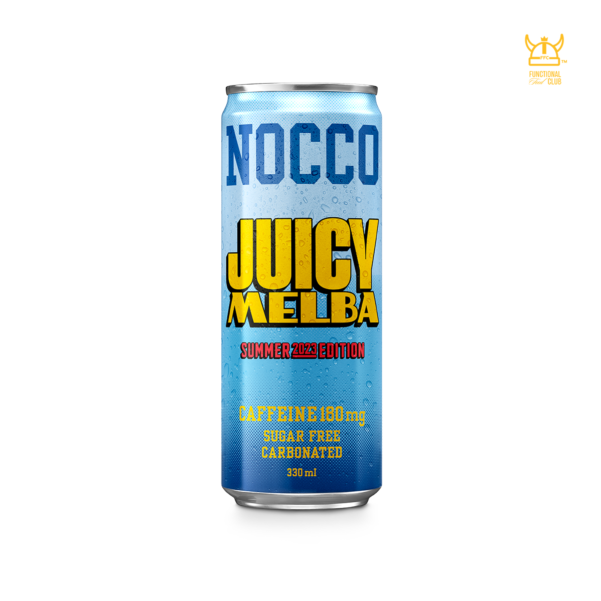NOCCO BCAA Multi-vitamins Performance Drink - JUICY MELBA (Caffeinated) 1 Can